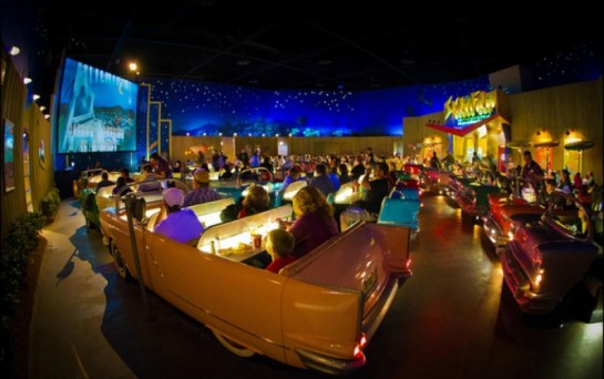 Sci-fi Dine-in Theater Restaurant, Флорида, США.